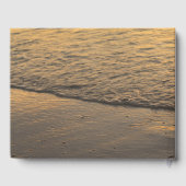 Strandhochzeit bei Sonnenuntergang, Gästebuch aus (Rückseite)