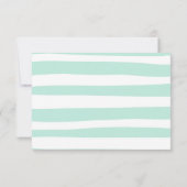 Strandhochzeit Dankeskarte (Rückseite)