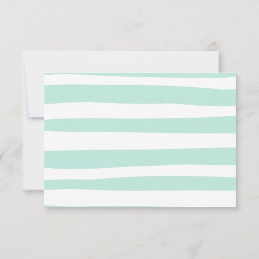 Strandhochzeit Dankeskarte (Rückseite)