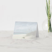 Strandhochzeit Dankeskarten Dankeskarte (Rückseite)