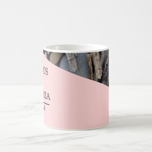 Strandhochzeit Driftwood Kaffeetasse (Mittel)