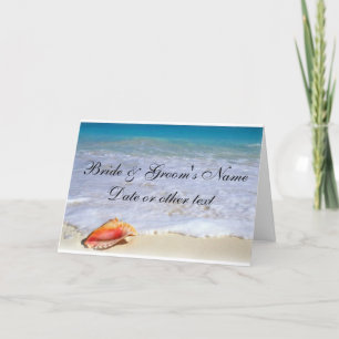 Strandhochzeit-Einladungen Einladung