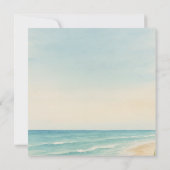 Strandhochzeit Elopement Save the Date (Rückseite)