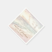 Strandhochzeit | Hochzeit am Meer Serviette (Ecke)