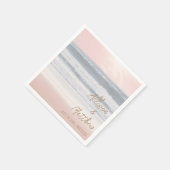 Strandhochzeit | Hochzeit am Meer Serviette (Ecke)
