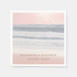 Strandhochzeit | Hochzeit am Meer Serviette