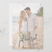 Strandhochzeit im kleinen Kreis Ankündigung (Vorderseite)