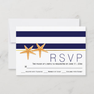 Strandhochzeit in Strandnähe - UAWG RSVP Karte