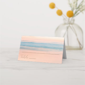 Strandhochzeit Meerhochzeit Platzkarte