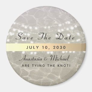 Strandhochzeit Save The Date Einladungsmagnet Magnet