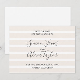 Strandhochzeit Save-the-Date Save The Date