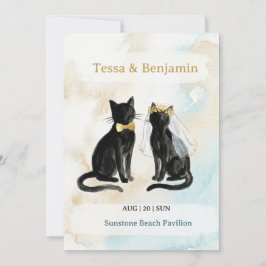 Strandhochzeit Save The Date – Tessa & Benjamin Einladung