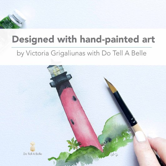 Strandhochzeit - schöner Leuchtturm Poster