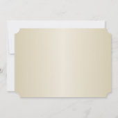 Strandhochzeit, Seashell, Waldhöre Save the Date (Rückseite)