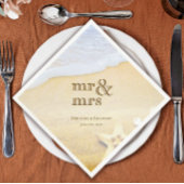 Strandhochzeit Serviette