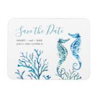 Strandhochzeit speichert Datumsmagnete