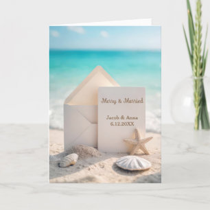 Strandhochzeit Weihnachten mit Seestern