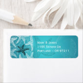 Strandhochzeitadresse Starfish Blue (Insitu)