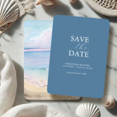 Strandhochzeiten Wasserfarbe retten Termine Save The Date