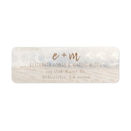 Strandhochzeits-Einladung Seaside/Ozean-Hochzeit (Vorne)