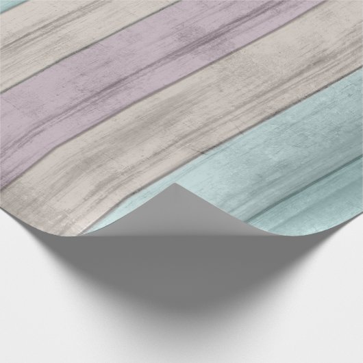 Strandholzdesign Geschenkpapier (Ecke)