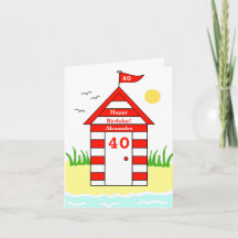 Strandhütte 40er Karte