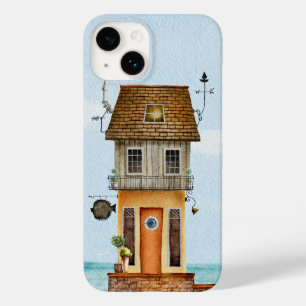 Strandhütte aus hellem Holz, Hütte Wetter Case-Mate iPhone 14 Hülle
