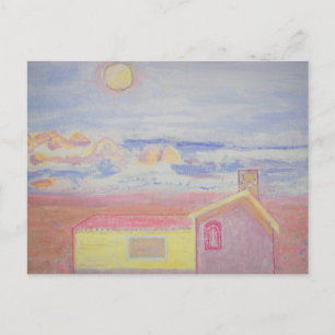 Strandhütte Postkarte