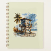 Strandhütte - Strandhütte Illustration Planer (Vorderseite)