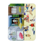 Strandhütten 1991 magnet (Vertikal)