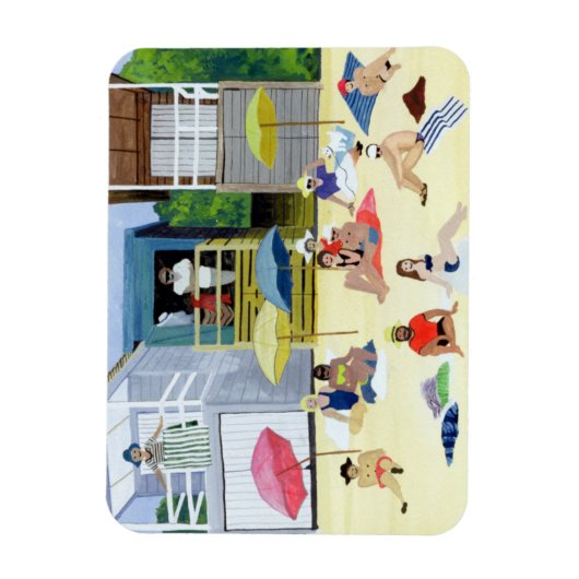 Strandhütten 1991 magnet (Vertikal)