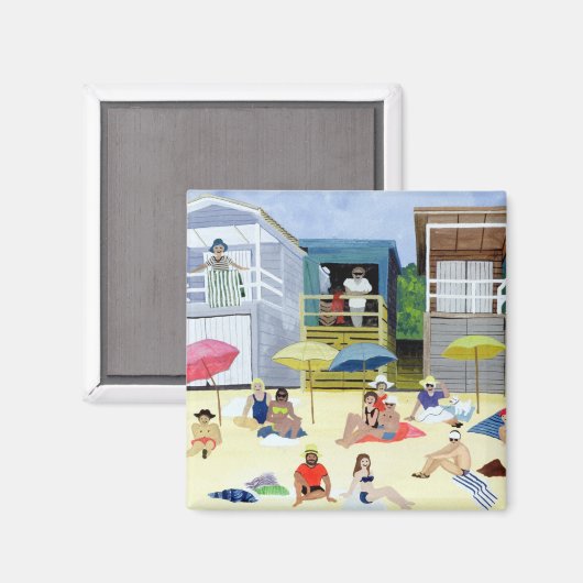 Strandhütten 1991 magnet (Vorderseite/Rückseite)