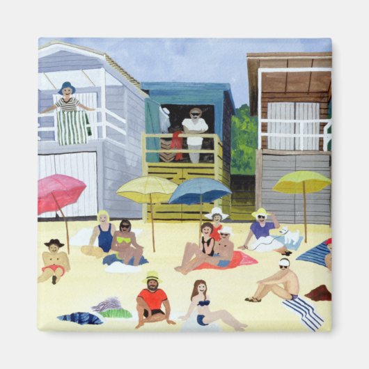 Strandhütten 1991 magnet (Vorne)