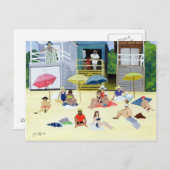 Strandhütten 1991 postkarte (Vorne/Hinten)