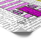 Strandhütten 3 Illustration Poster (Ecke)