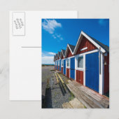 Strandhütten 3 postkarte (Vorne/Hinten)