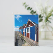 Strandhütten 3 postkarte (Stehend Vorderseite)