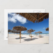 Strandhütten |Brasilien Postkarte (Vorne/Hinten)