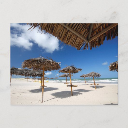 Strandhütten |Brasilien Postkarte (Vorderseite)