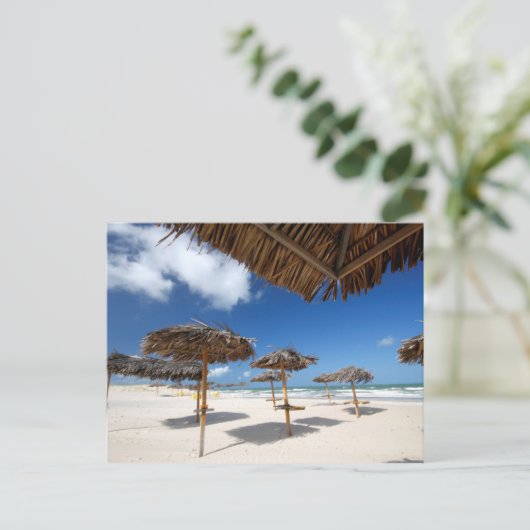 Strandhütten |Brasilien Postkarte (Stehend Vorderseite)