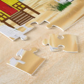 Strandhütten in farbenfroher Form Puzzle (Seite)