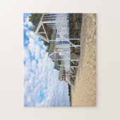 Strandhütten in Wells-direkt am Meer Puzzle (Vertikal)