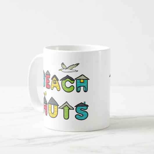 Strandhütten Kaffeetasse (Vorderseite Links)