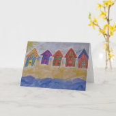 Strandhütten Karte (Gelbe Blume)