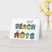 Strandhütten Karte (Gelbe Blume)