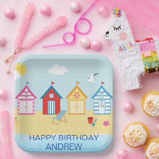 Strandhütten Pappteller (Party)