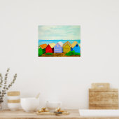 Strandhütten Poster (Küche)