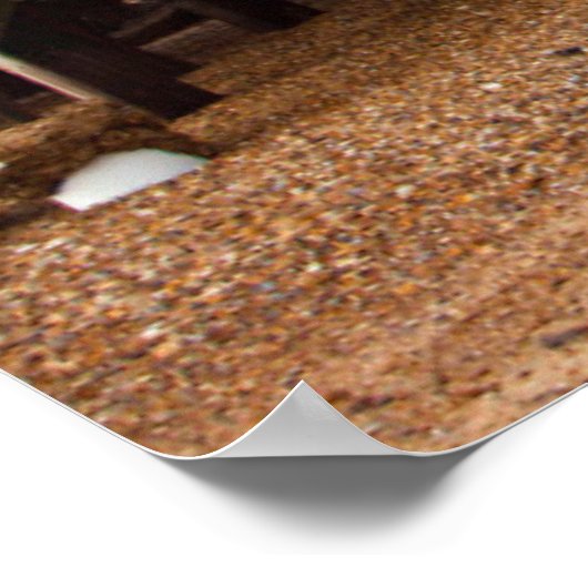 Strandhütten Poster (Ecke)