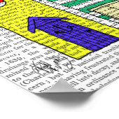 Strandhütten Poster (Ecke)