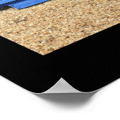 Strandhütten Poster (Ecke)